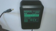 Sony AC-MZ60A 6v power supply fits several Minidisc players inc MZ-R 30/35/50