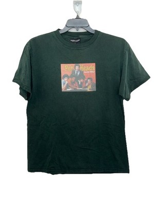 Serial Killer Potheads/Welcome Back Kotter T-Shirt 70 s Vintage Mens L Green
