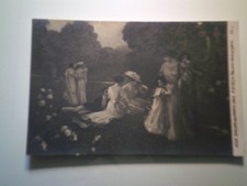Postcard Travelled "SALON DE PARIS 1910 P. STECK Reunion dans un parc"