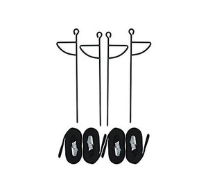 Metal Stake Down Kit for Barronett Hunting Blinds BA703 Black