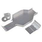 Team Associated RC10CC Silver Chassis, Nose Plate and Motor Mount – AS6311