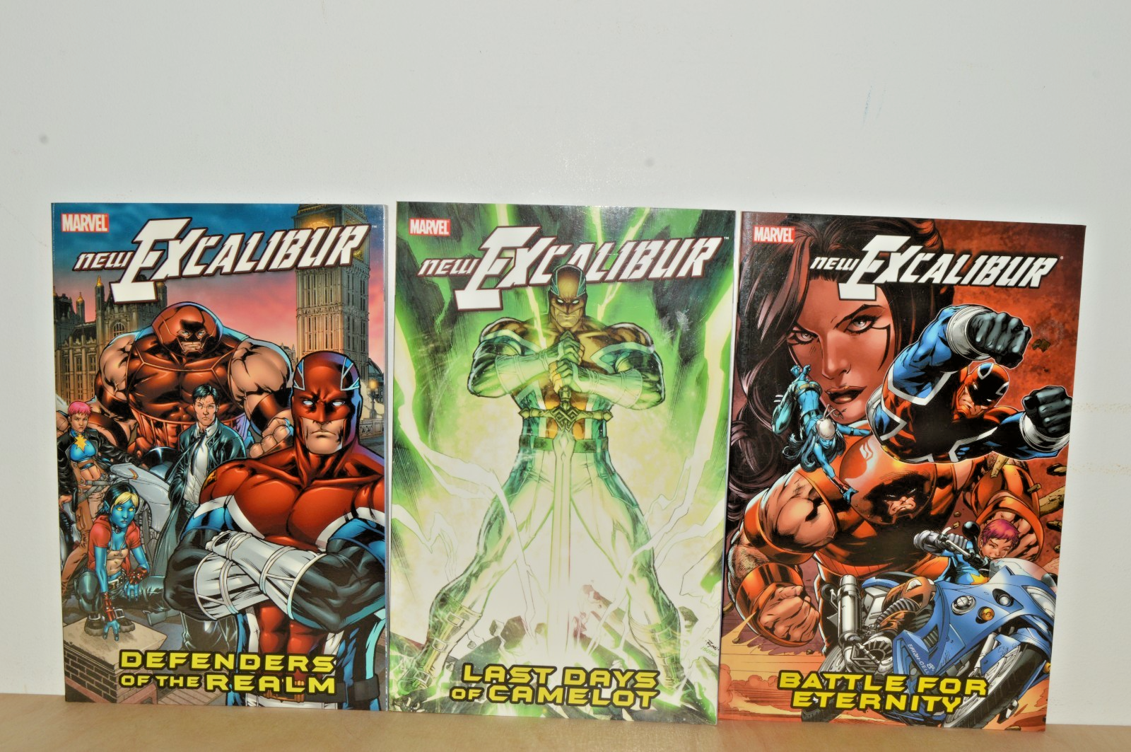 Marvel: New Excalibur Volume 1 2 3 - Chris Claremont - TPB (#G1) 1st Printing