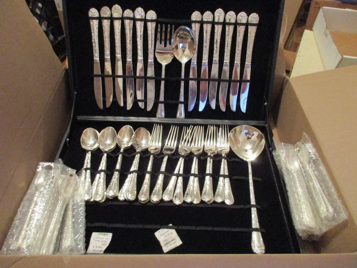 Wm. Rogers & Son Antique US Silver-Plated Flatware Sets for sale