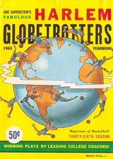1963 Harlem Globetrotters Yearbook Abe Saperstein Program Meadowlark Lemon