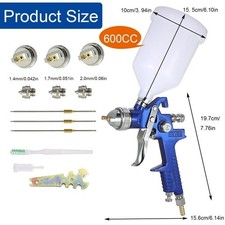 Hvlp Air Paint Spray Gun For Automotive Car Auto Primer 1.41.72.0mm Nozzle- Hvlp Air Paint Spray Gun For Automotive Car Auto Primer 1.41.72.0mm Nozzle-