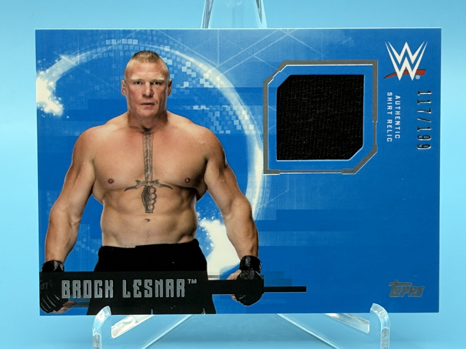 2017 Topps WWE Undisputed Brock Lesnar Relic Card /199