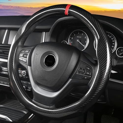 16 inch Steering Wheel Cover Carbon Fiber, Compatible Large-Size for F150 - Picture 4 of 7