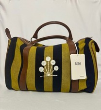 Archival Bode New York Yellow Canvas Carryall Tote Weekender Bag RARE