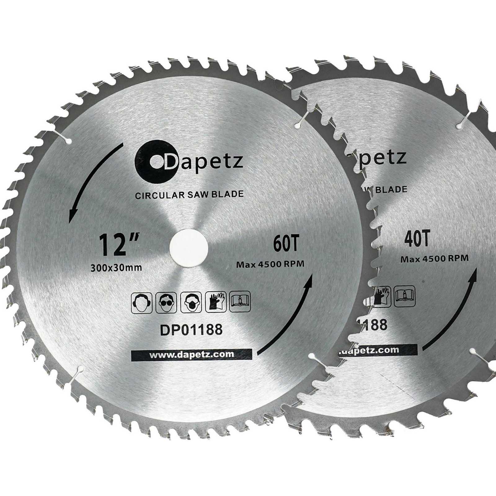 TCT Circular Saw Blades 300 x 30mm 40T, 60T Fits Bosch Dewalt Makita