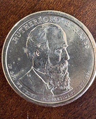 2011 Presidential Series Dollar Coin: Rutherford B Hayes Lot of 2 Coins