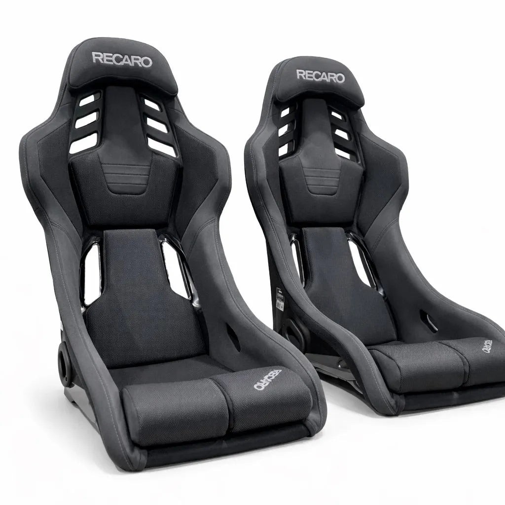 Recaro RSS BK Seat (Large / FRP) - Kamui Black / Mesh Black / 81