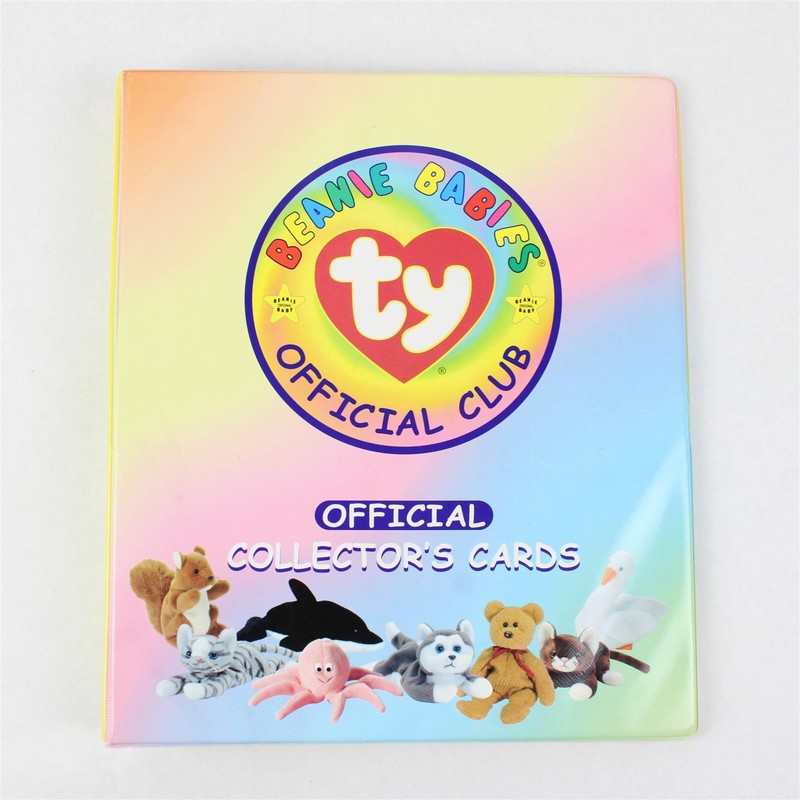 1998 Ty Beanie Babies Official Club Collector’s Cards 3-Ring Binder Empty