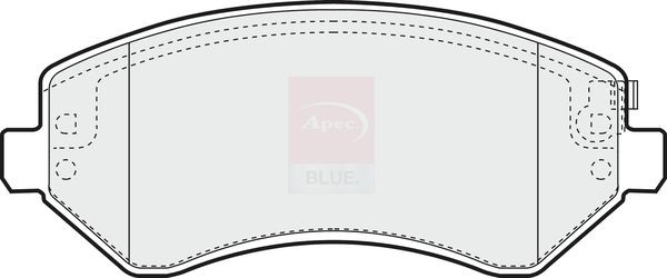 Brake Pads Set fits DODGE CARAVAN RG 3.8 Front 00 to 07 EGH Apec Blue Quality - Image 12