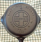 Griswold Cast Iron Skillet #4 Large Block Logo Erie PA 702 Restored Ready to Use