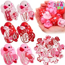 Mini Rubber Duck Valentine's Day Gift Set