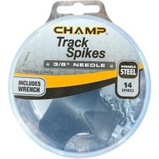 Champ Track Spikes 3/8 Needle Durable Steel Spikes Case Wrench Running Race