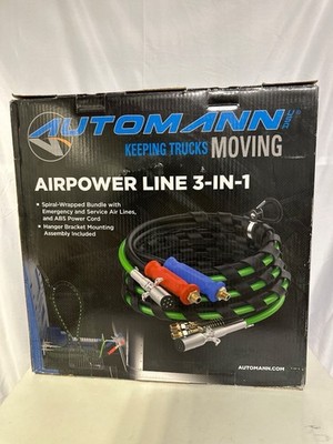 AIRPOWER 179.3012.12 3 in 1 air line hose 12 ft truck trailer 169127 145112 NEW