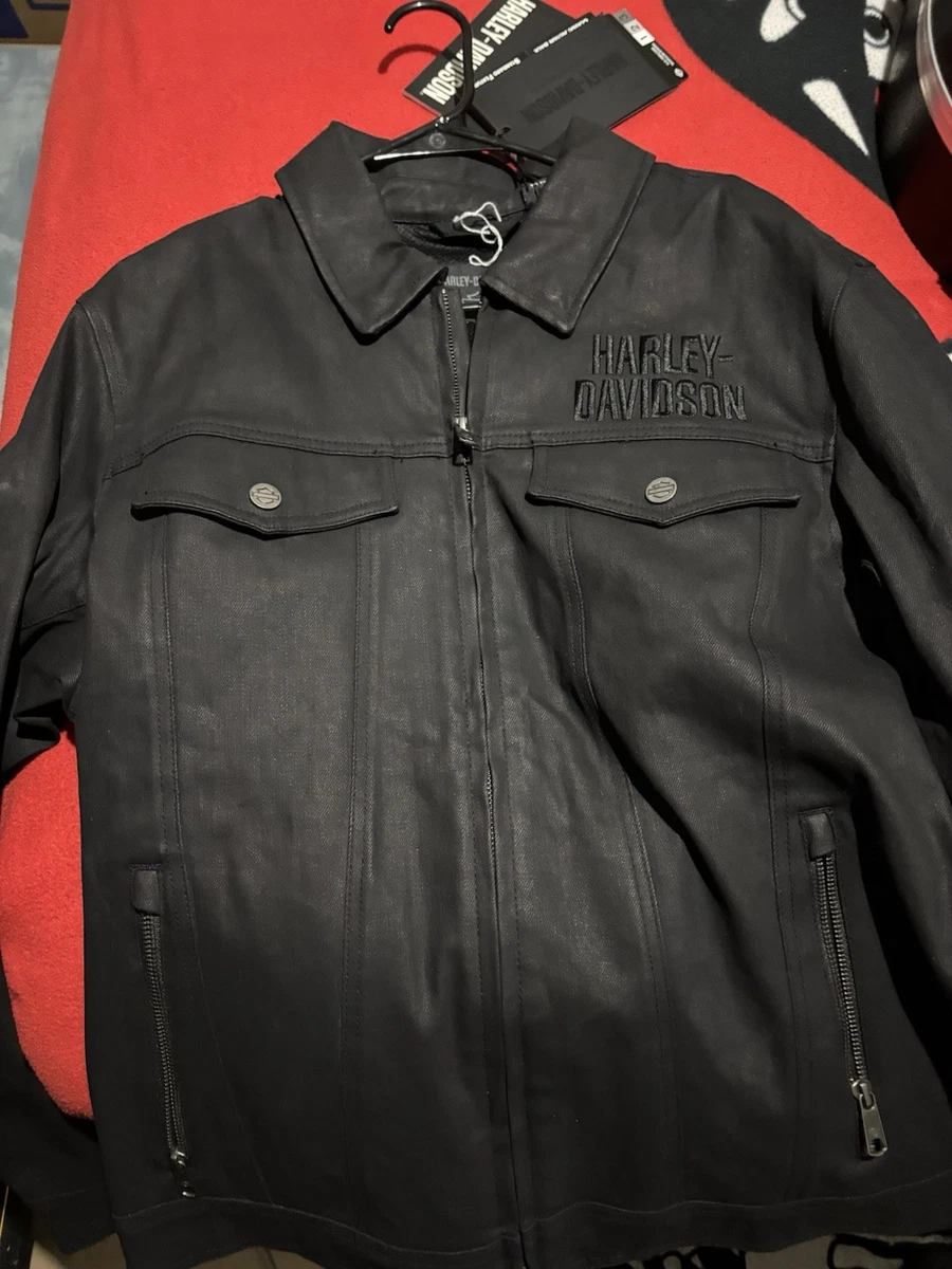 harley davidson leather jacket l products for sale | eBay