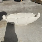 Vintage McCoy Floraline Large Oval Centerpiece/ "Gondola" Planter, 1971