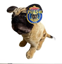 Melissa  Doug Jumbo 17  Plush Pug Puppy Dog Stuffed Pet Animal Realistic Giant