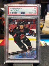 2020-21 Upper Deck Young Guns Tim Stutzle PSA 9 #482 Rookie RC Senators
