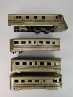 American Flyer 9900 Prewar Burlington Zephyr Tinplate Tested READ - Image 1 of 4