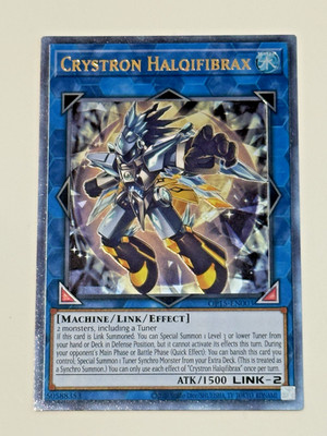 Yu-Gi-Oh! Crystron Halqifibrax OP15-EN003 Ultimate Rare, Unlimited, NM, English
