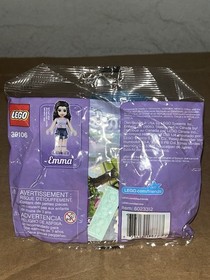 NEW SEALED LEGO Friends 30106 Ice Cream Stand Poly Bag Emma Mini-Doll Minifigure
