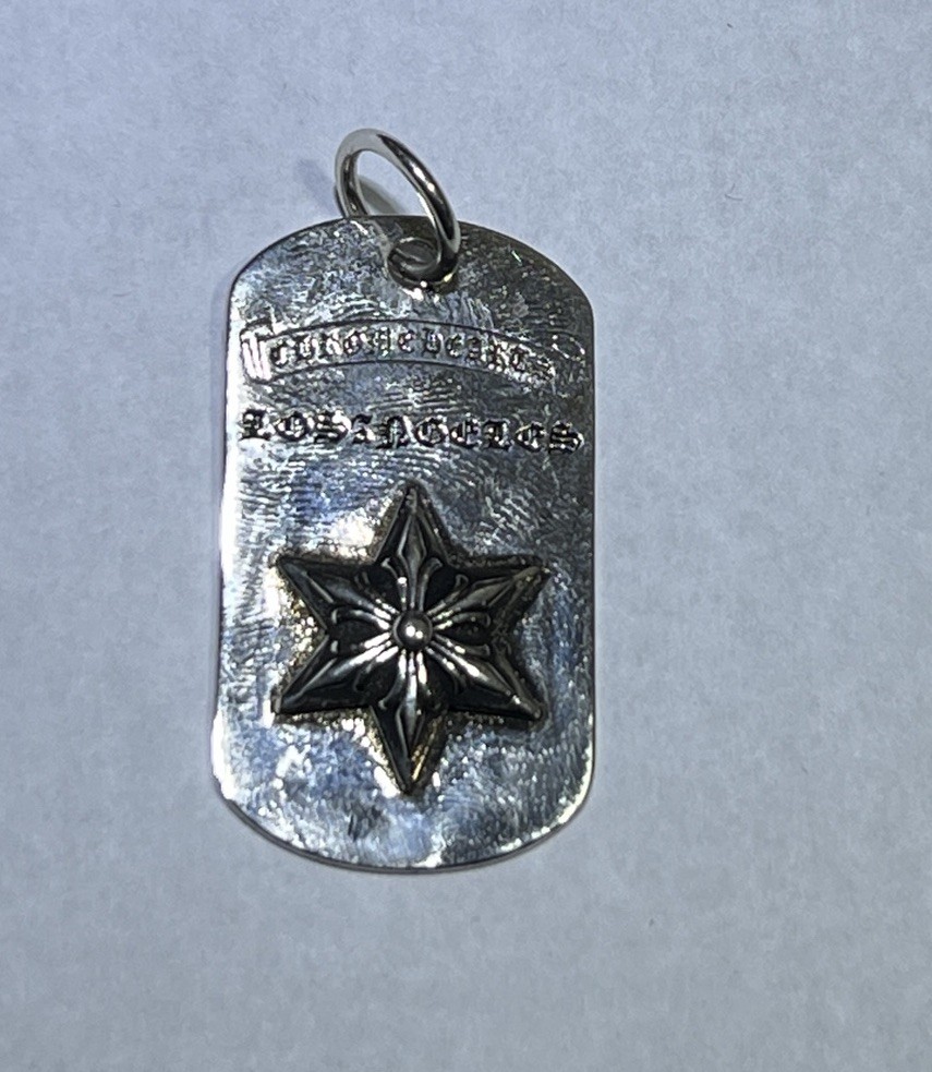 Chrome Hearts Raised Star Dog Tag - Los Angeles Exclusive | eBay