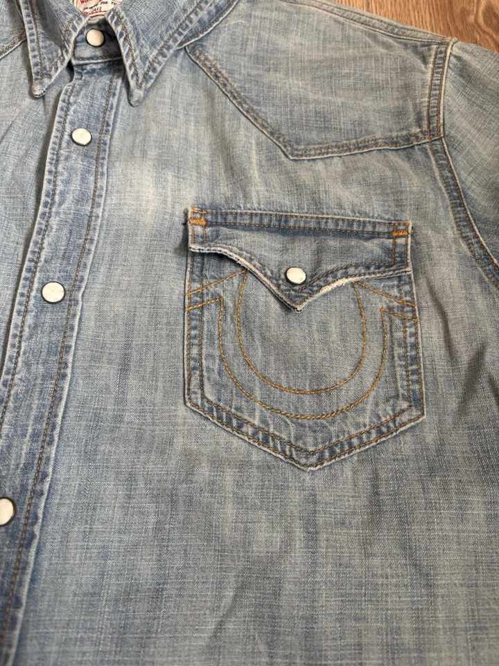 Camisa Jean Tru Religion XL Foto 2 de 4