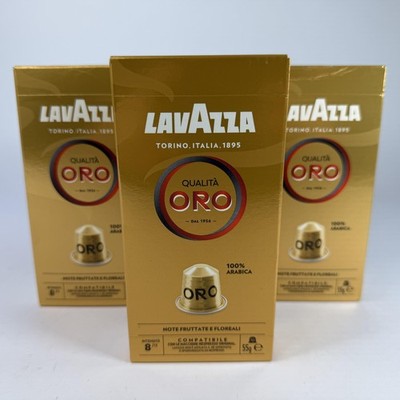 Lavazza Qualita Oro Nespresso Compatible Capsules 3 x 10 - 30 Pods Exp 5/30/2027
