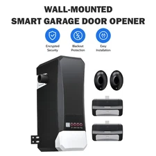 ZUMI Wall Mount Electric Garage Door Opener with 2 Remotes IR Sensors IP44