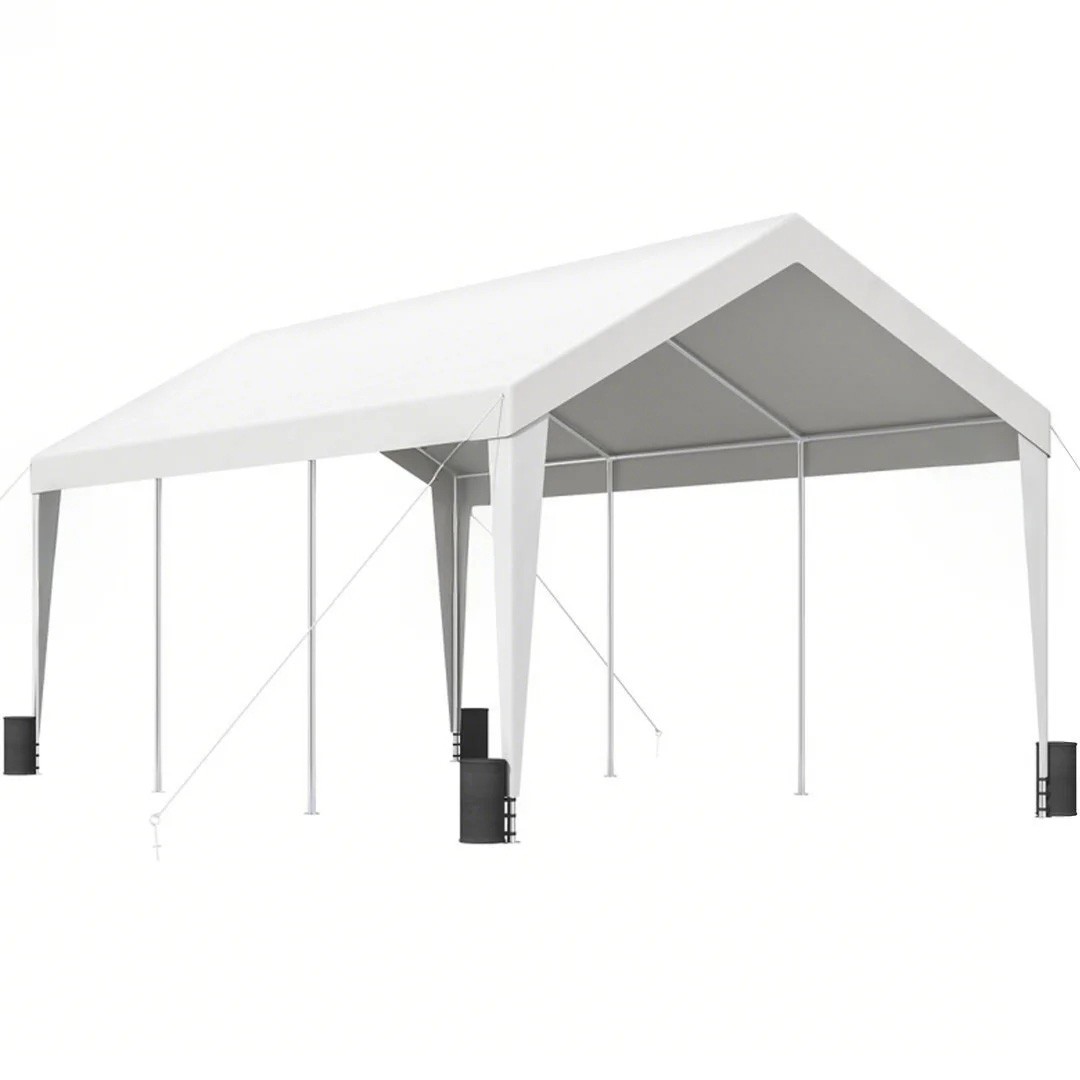 Uimoso 10x20FT Carport Canopy Outdoor Carport Shelter Garage Storage Shed Tent