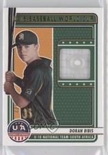 2023 Panini USA Baseball Stars & Stripes Button 2/2 Doran Bibis #U18-DB a8r