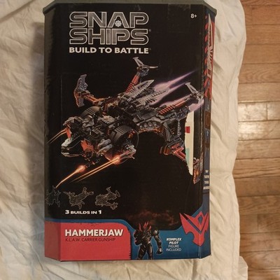 Snap Ships Build to Battle KOMPLEX Hammerjaw K.L.A.W. Gunship 3-in-1 Build NEW!