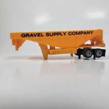 Vintage TYCO Trucking USA 1 Gravel Supply Company Trailer VGUC