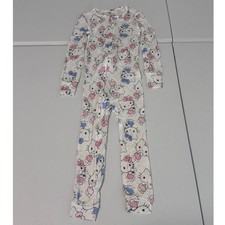 Hello Kitty Sanrio Girls 4T Viscose Spandex Zipper Pajama Sleeper Romper L3