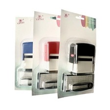 Name Letter DIY Stamp Kit Alphabet Number Rubber Stamp Handicrafts Printing