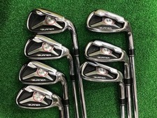 TaylorMade Burner 2009 Iron Set 5-9,Pw,Aw 7pc Flex Stiff N.S.PRO 950GH Steel