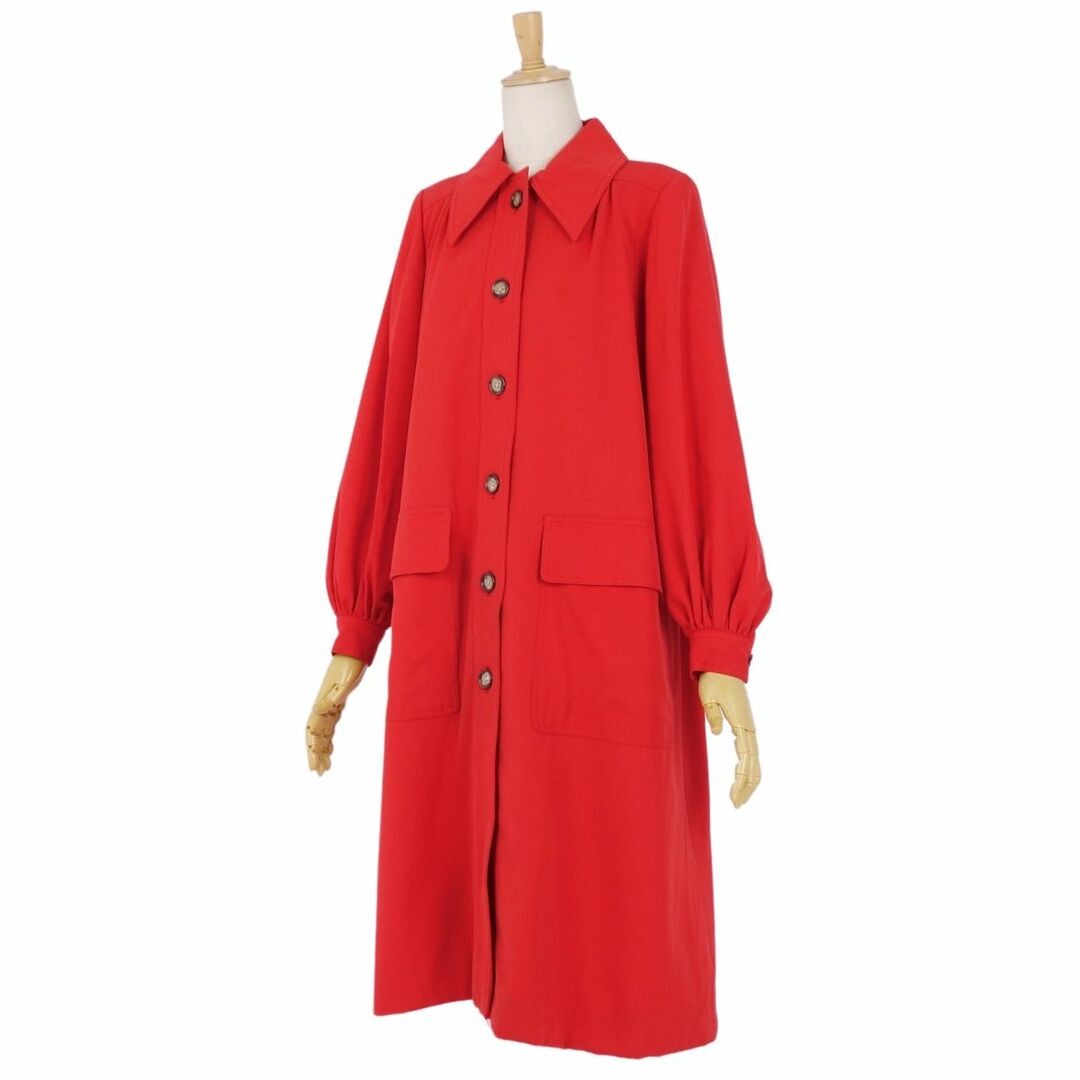 Cappotto vintage Yves Saint Laurent lungo lana tinta unita capospalla donna usato0