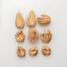 Mezco One 12 Superman 1978 - Nine Caucasian Hands  Knuckle Stains  1 12 Scale