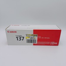 Canon 137 Black Toner Cartridge Genuine New LBP151/MF210/220/230/240/D570 - NEW