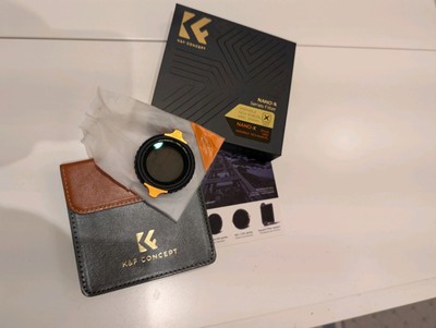 K&F Concept 37 mm ND4-ND64 (2-6 Stop) Variable ND Filter + CPL Filter 
