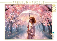 Calvendo Puzzle Walking In The Rain | 1000 Pieces, Finished Size 25.2 × 18.9 In