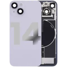 Back Glass w/ MagSafe Magnet  NFC  Flashlight Flex For iPhone 14 Used OEM Pul