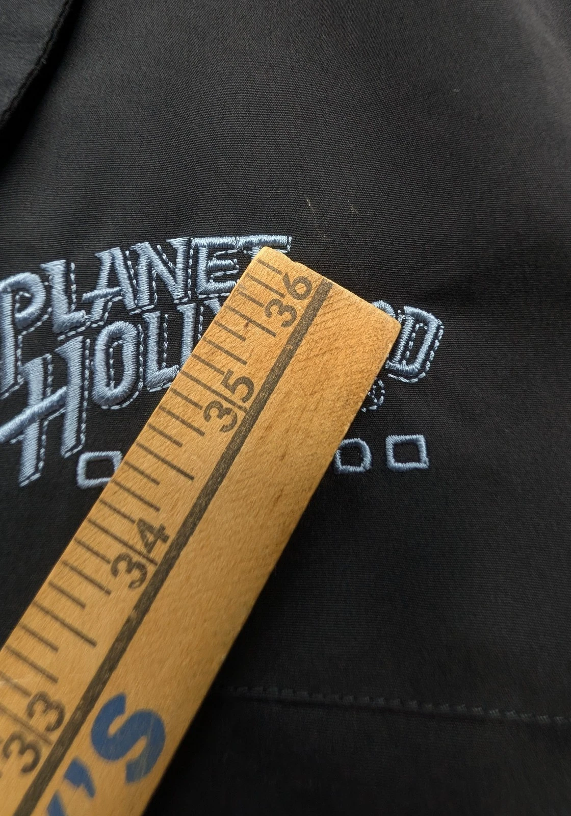 Planet Hollywood Orlando Windbreaker Men's Size Extra Large Black Vintage - product detail image 9