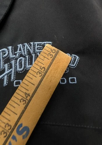 Planet Hollywood Orlando Windbreaker Men's Size Extra Large Black Vintage image 9