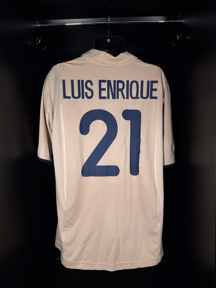 2002-2003　FCバルセロナ LUIS ENRIQUE 21 サイズL Barcelona Luis Enrique #21 - Nike - 2001/2003 - AWAY Kit | eBay