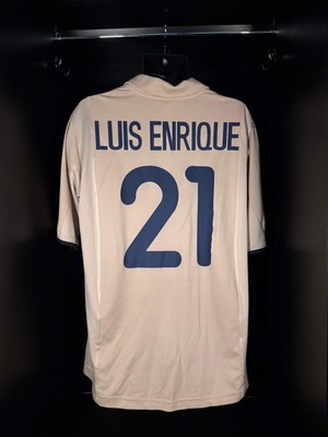 Barcelona Luis Enrique #21 - Nike - 2001/2003 - AWAY Kit | eBay