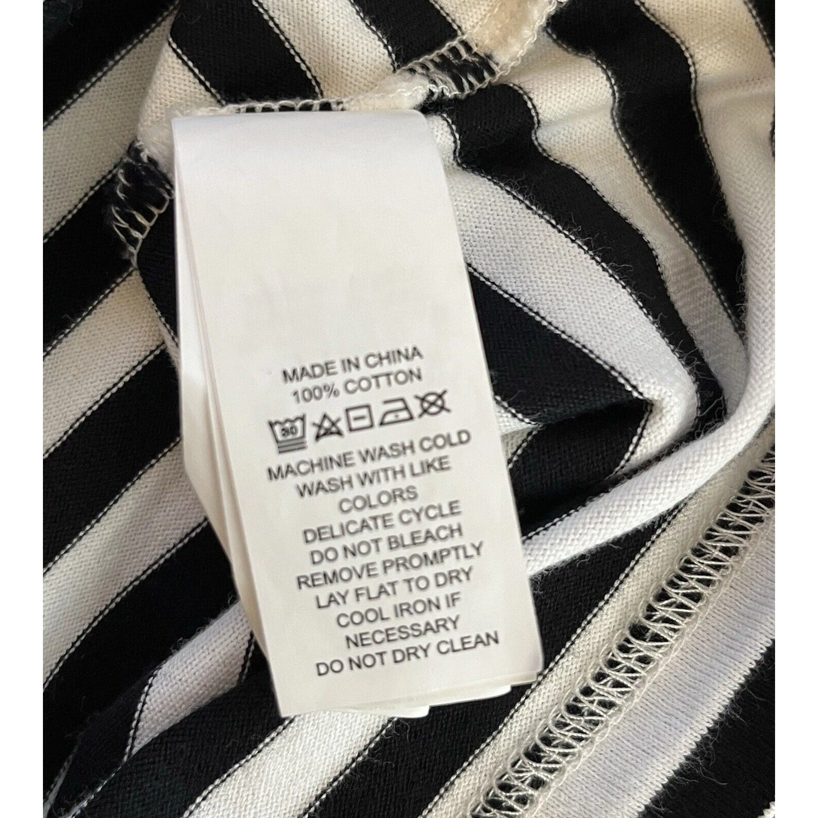 Mini abito estivo Kate Spade nero bianco a righe spalle scoperte in cotone XS